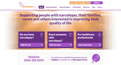Desktop Screenshot of narcolepsy.org.uk